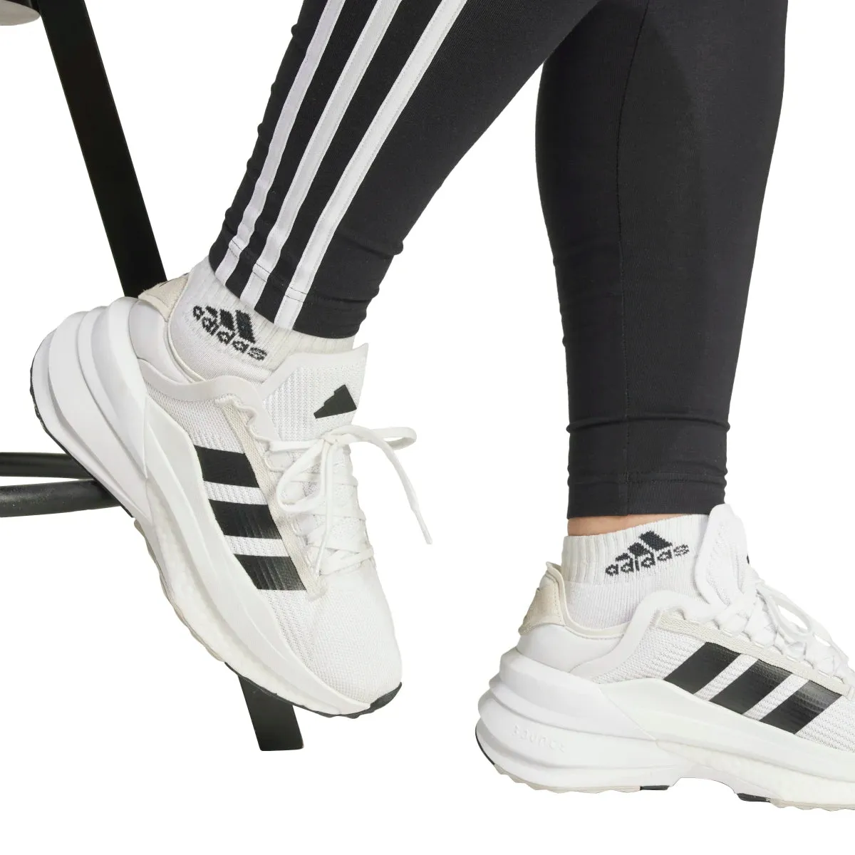 adidas Women's Essentials 3-Stripes Leggings (Plus Size)