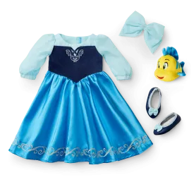 American Girl® Disney Princess Ariel Day Dress, Flounder & Accessories for 18-inch Dolls