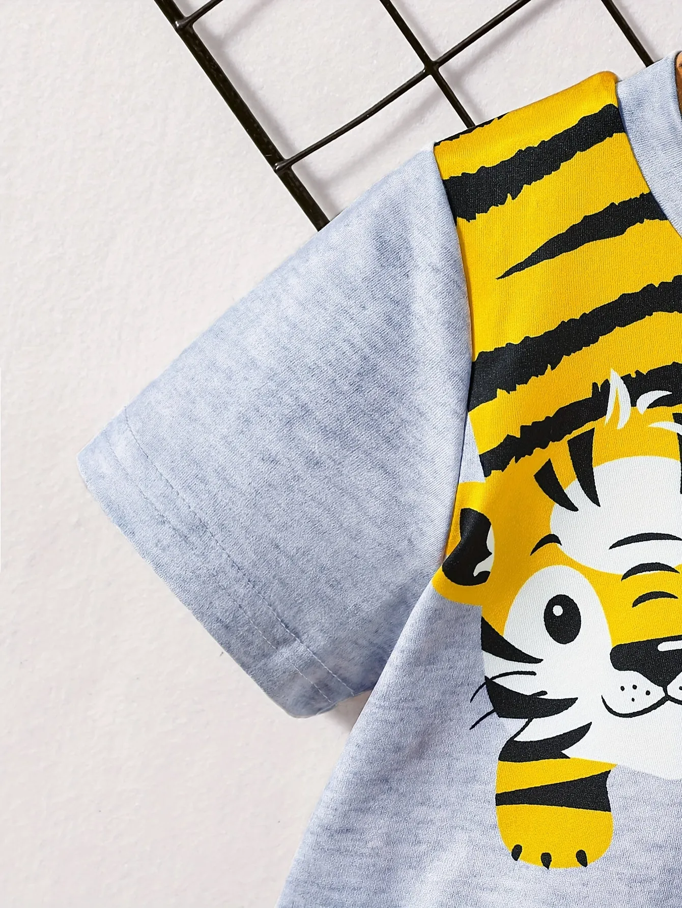 Baby Boys 3D Tiger Graphic Tshirt  Shorts Set