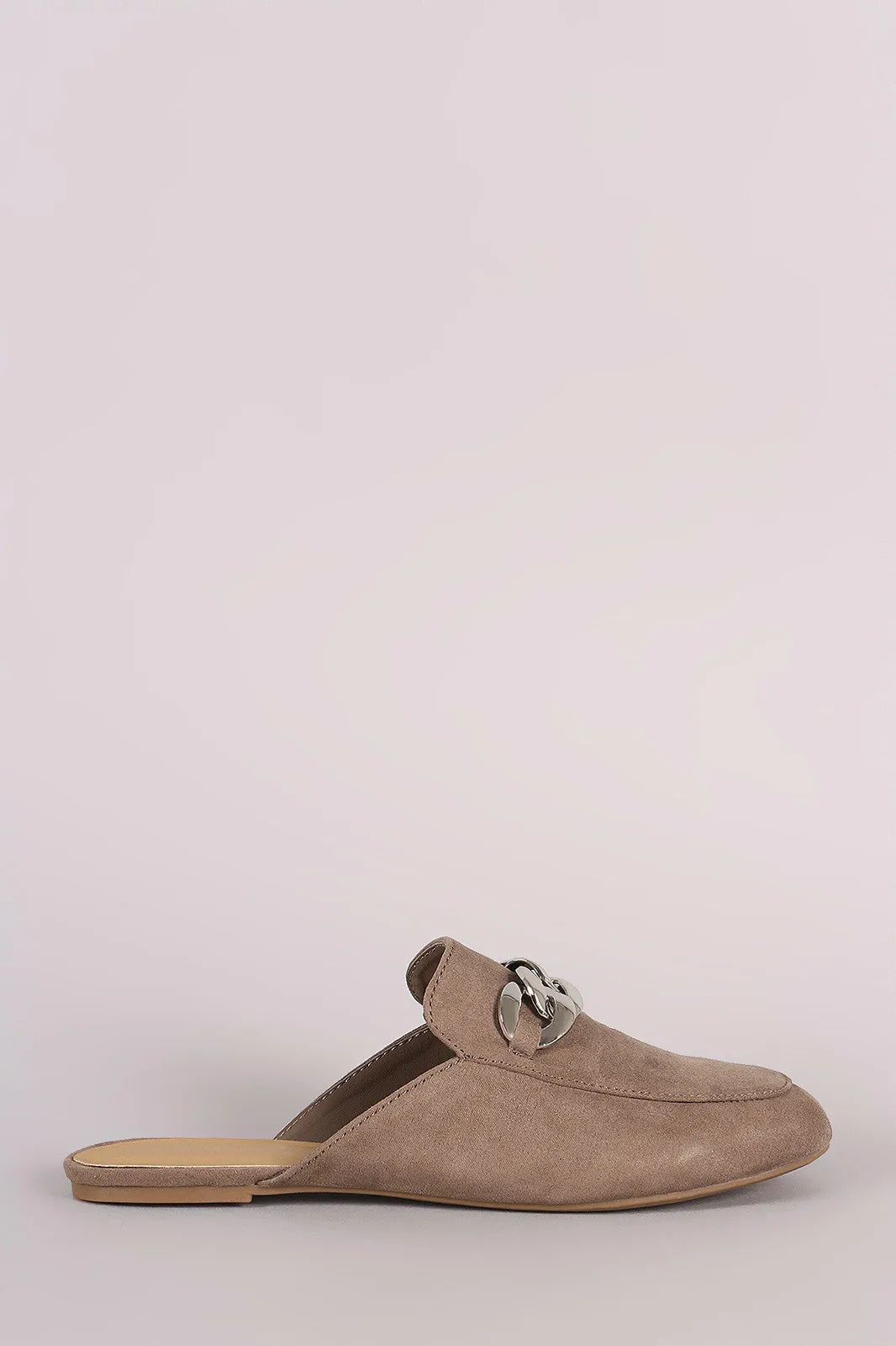 Bamboo Chain Accent Slip On Mule