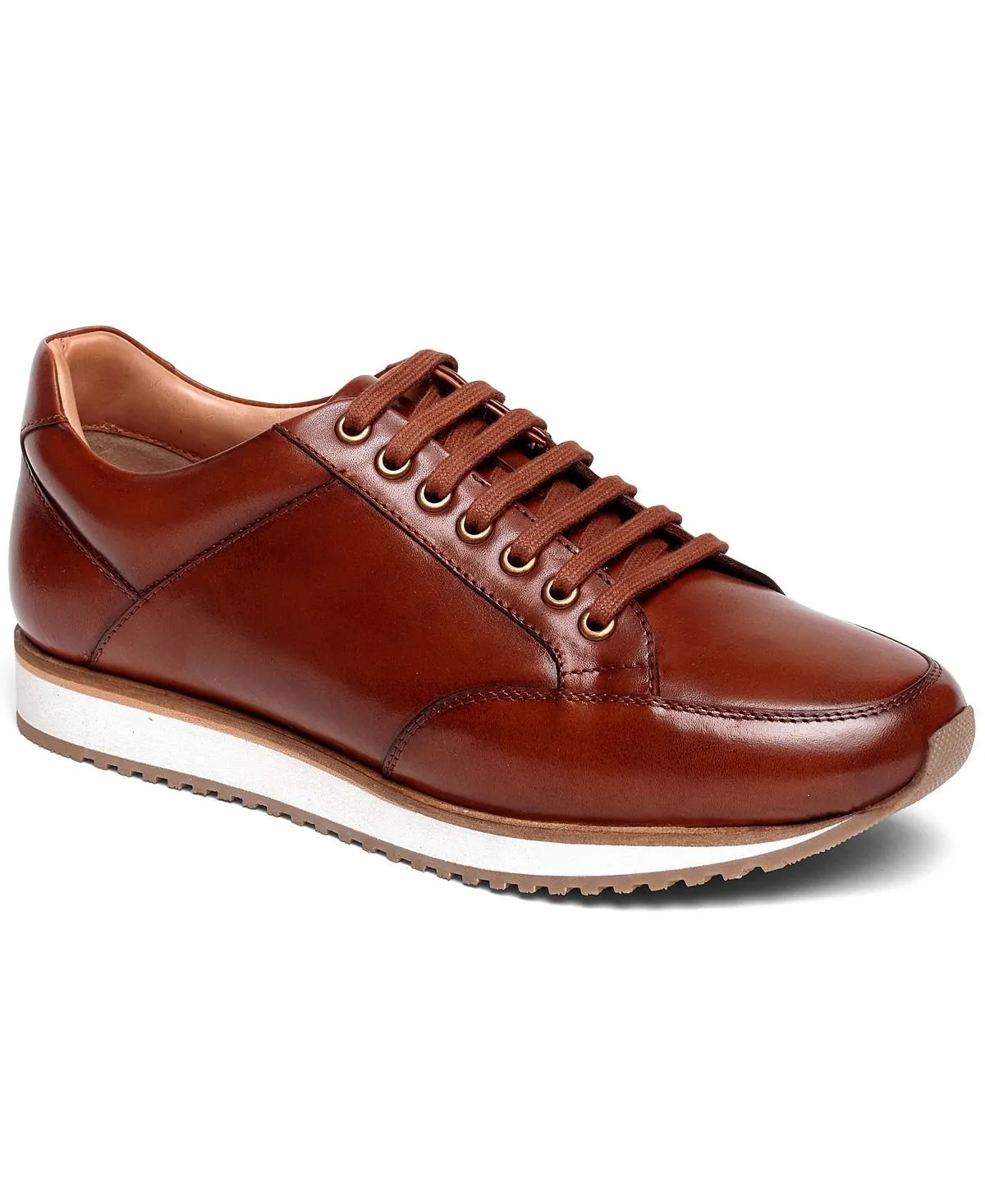 Barack Anthony Veer Men's Leather Casual Fashion Sneakers