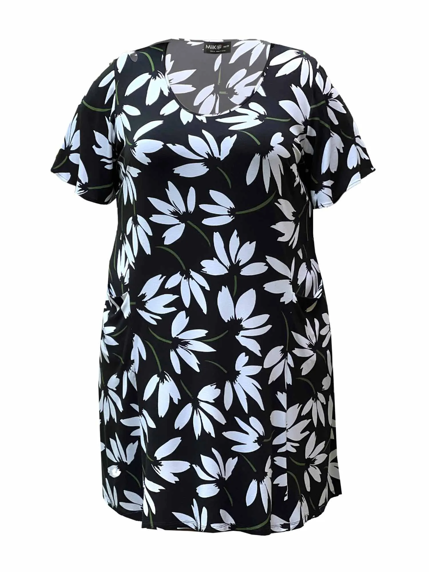 Bari t-shirt dress with pockets