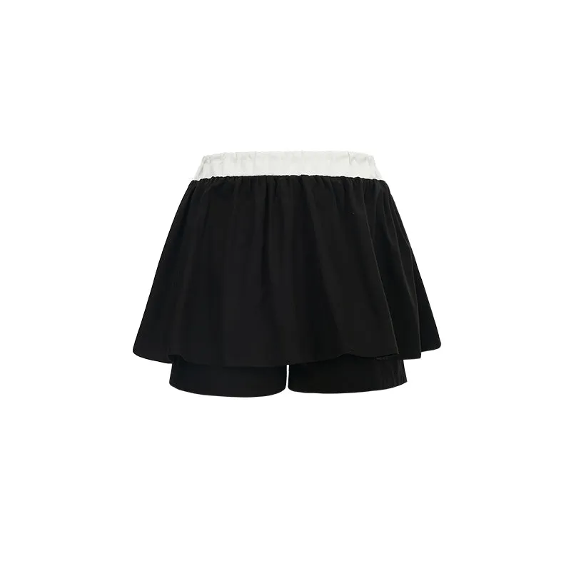 Black Air Bud Skirt-pants