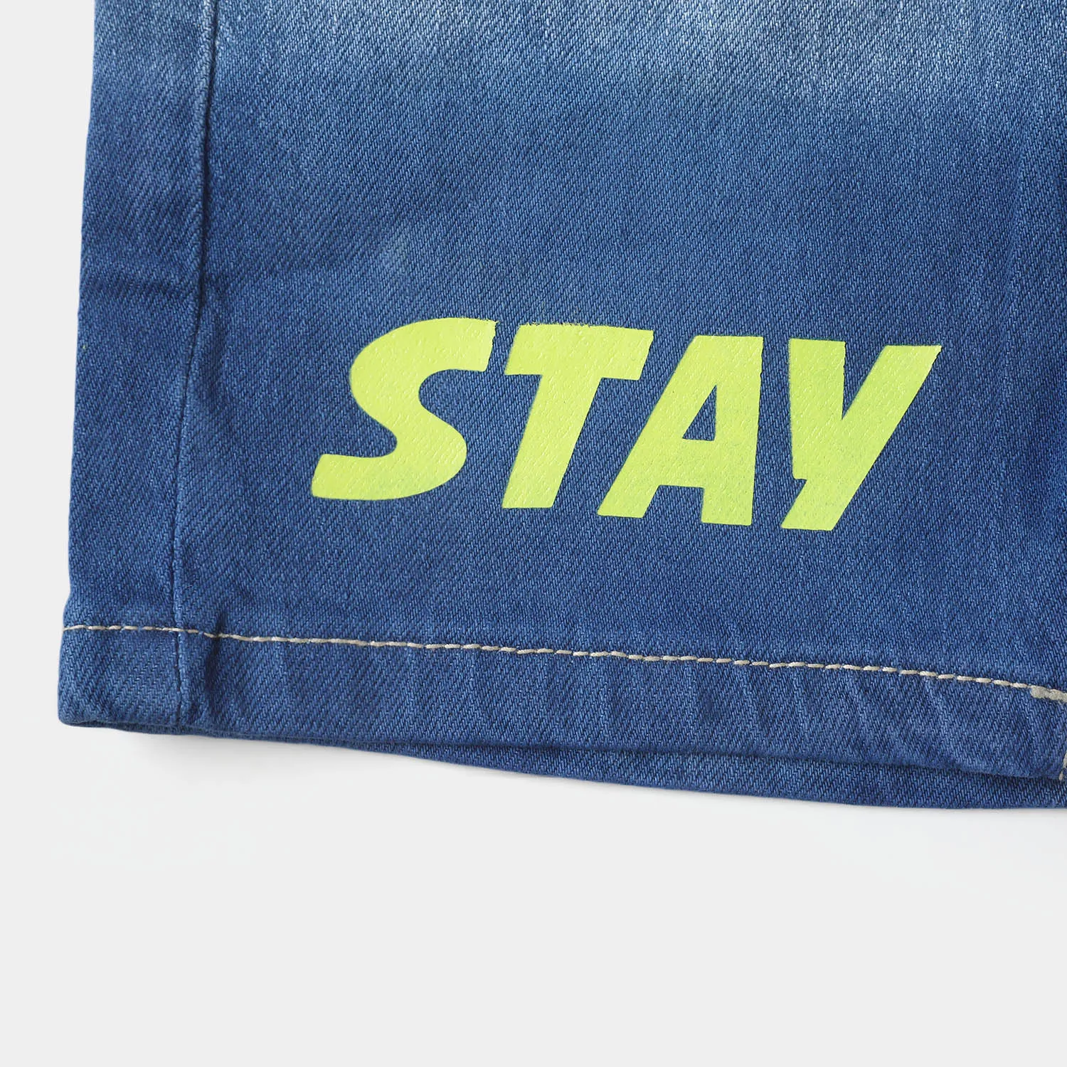 Boys Denim Short Stay Real - LIGHT BLUE