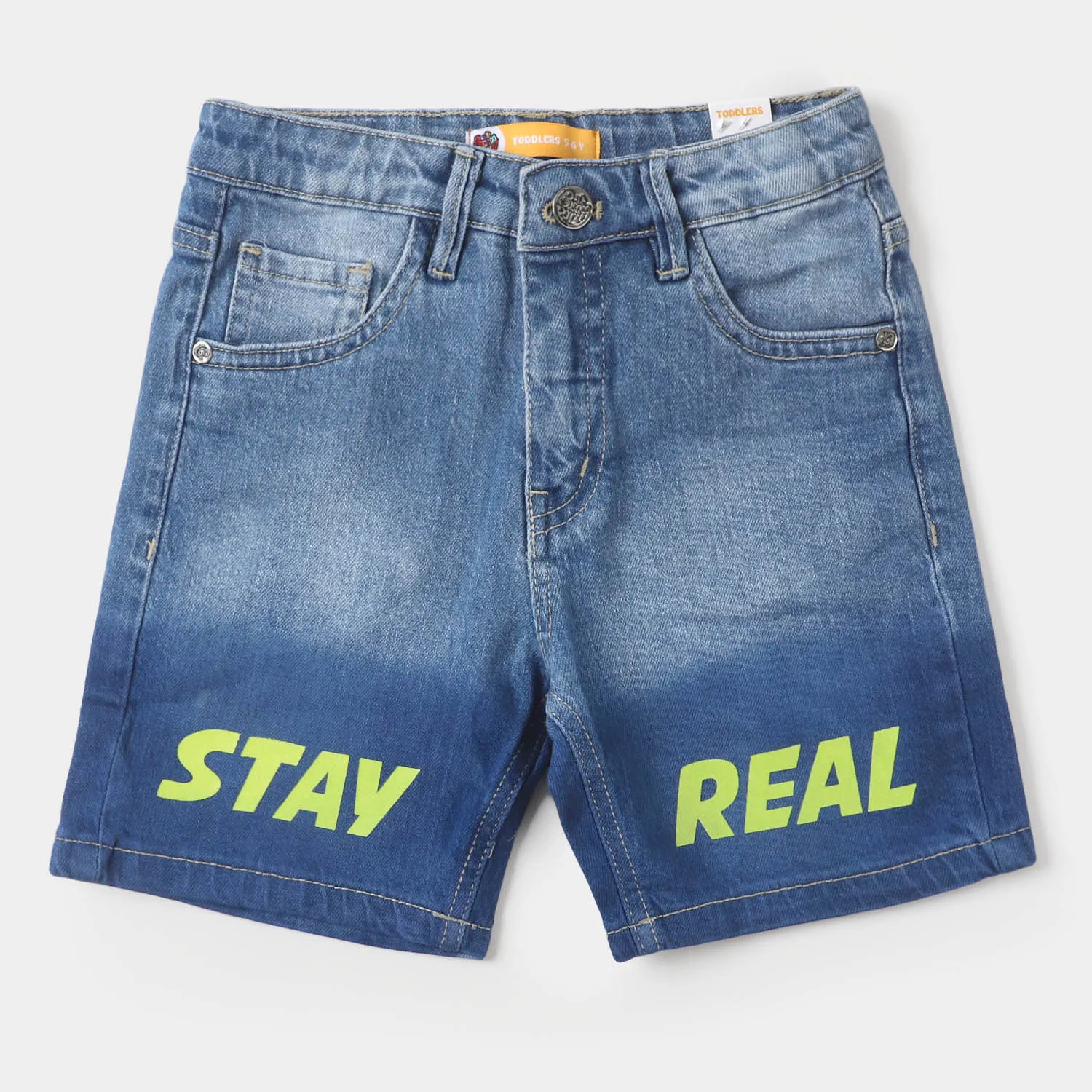 Boys Denim Short Stay Real - LIGHT BLUE