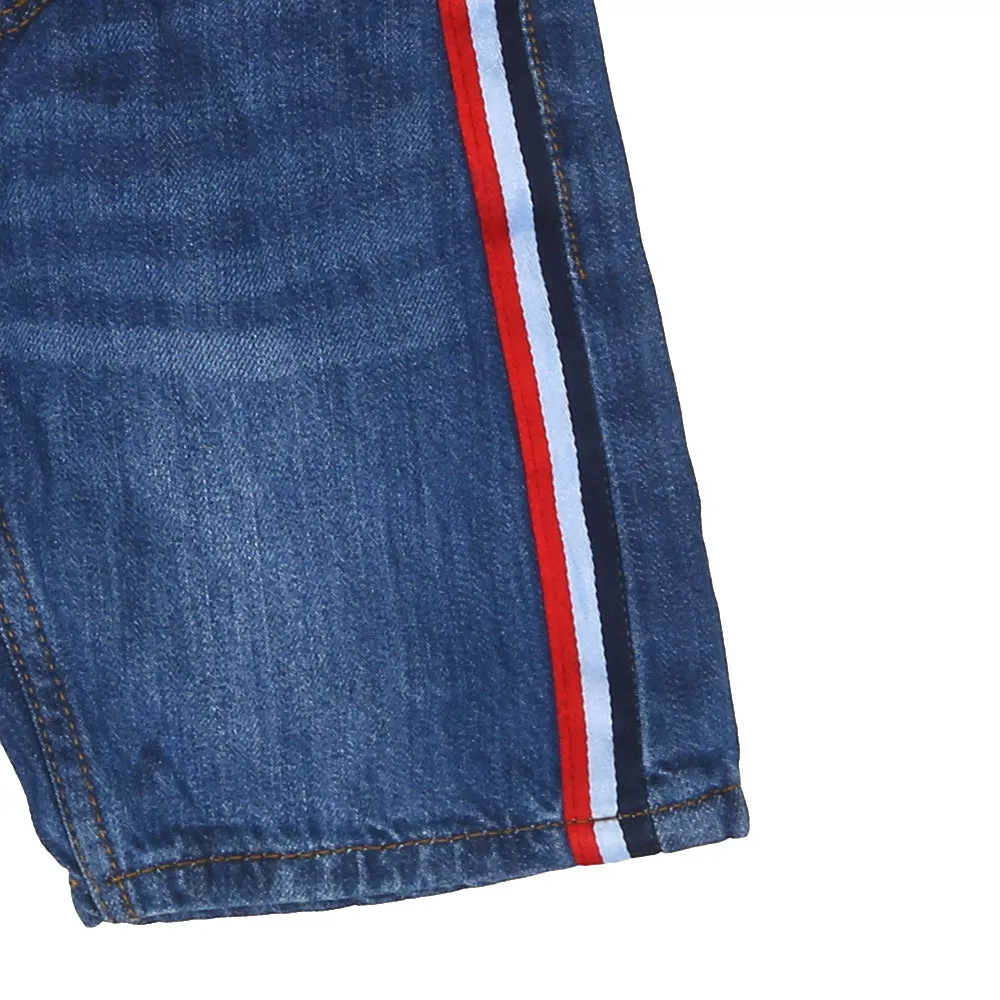 Boys Short Denim Sports All Time - Mid Blue