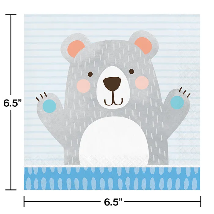 Bulk Bear Party Luncheon Napkins (192 per Case)