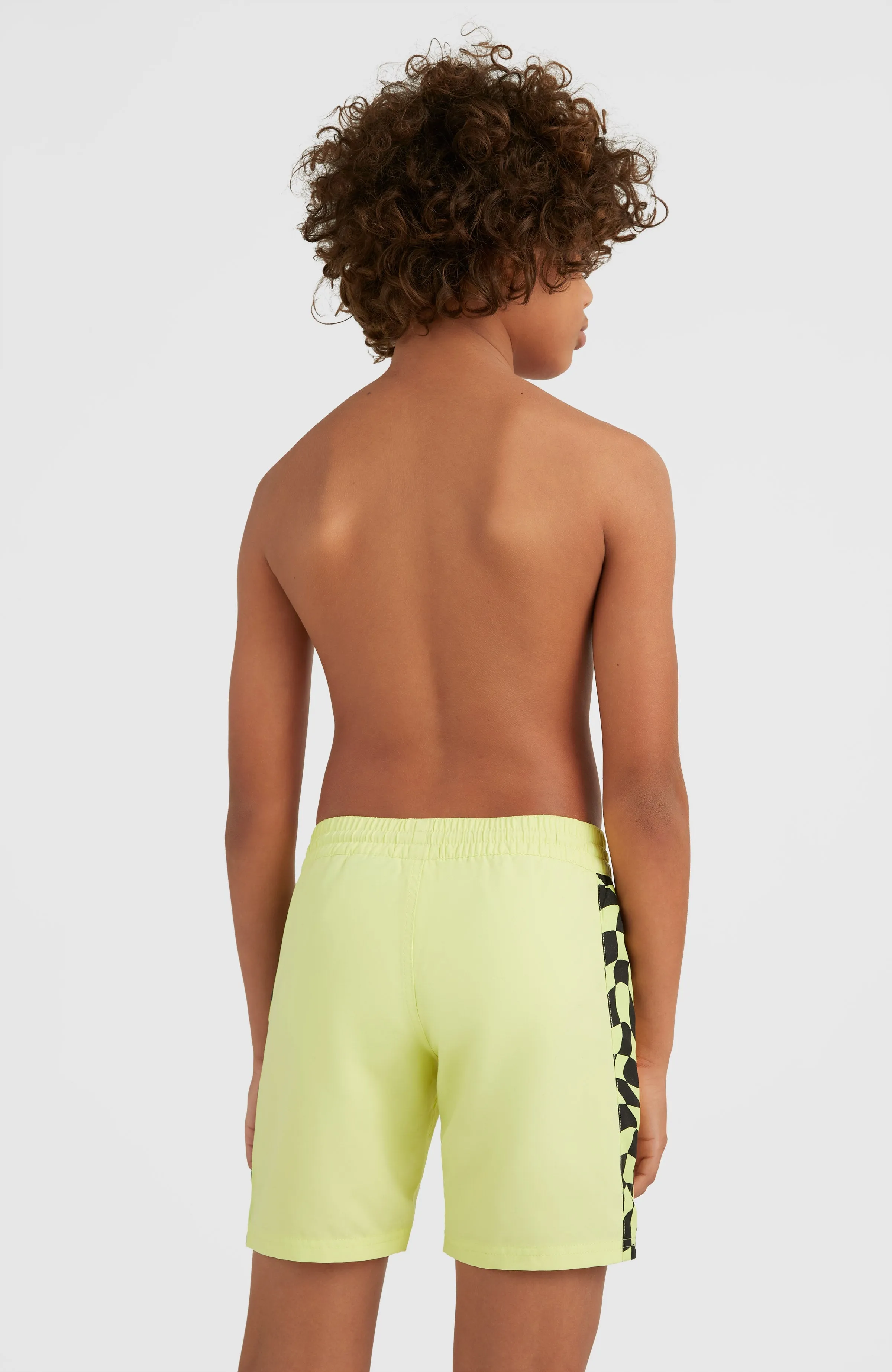 Cali Panel 14'' Swim Shorts | Sunny Lime Colour Block