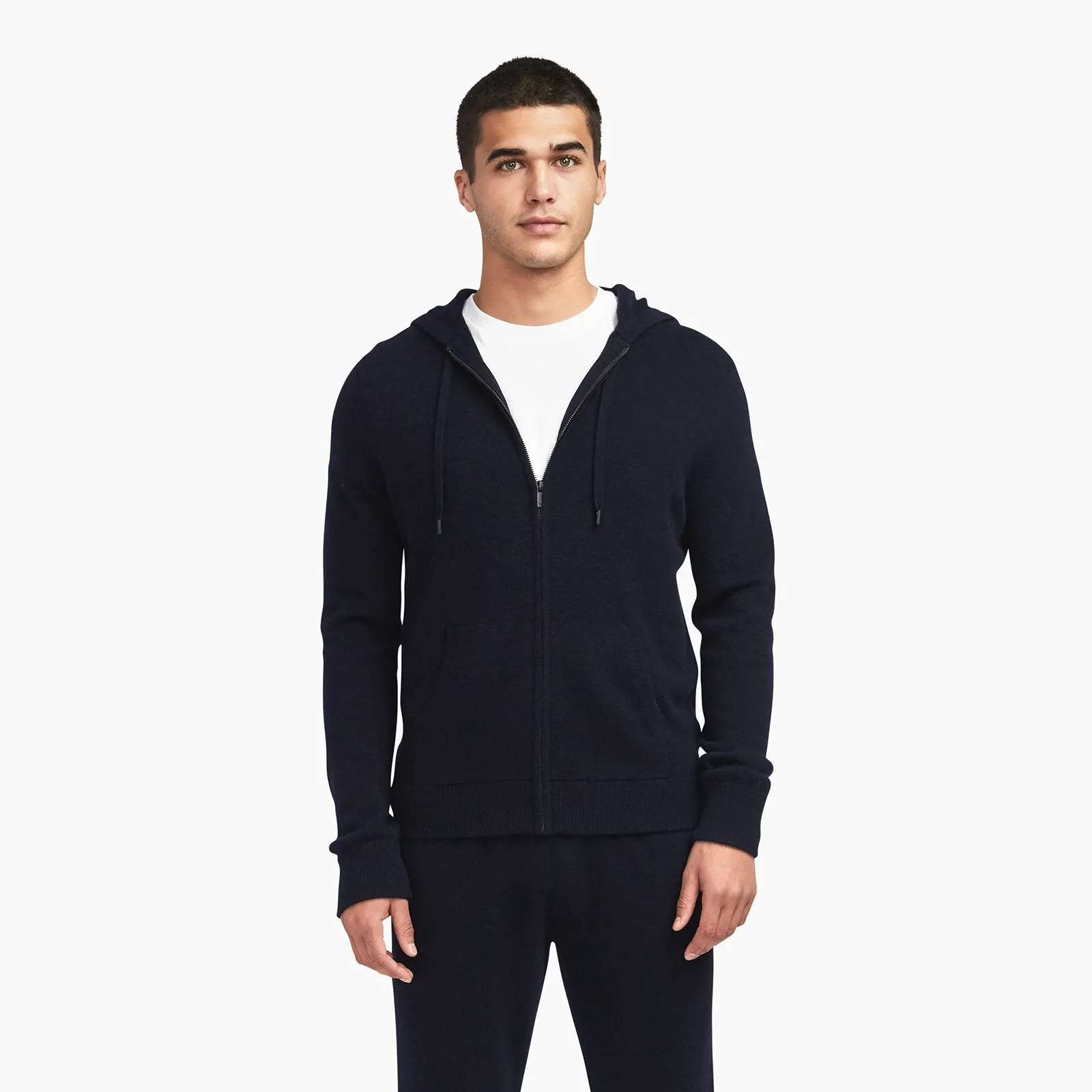 Cashmere Zip Hoodie