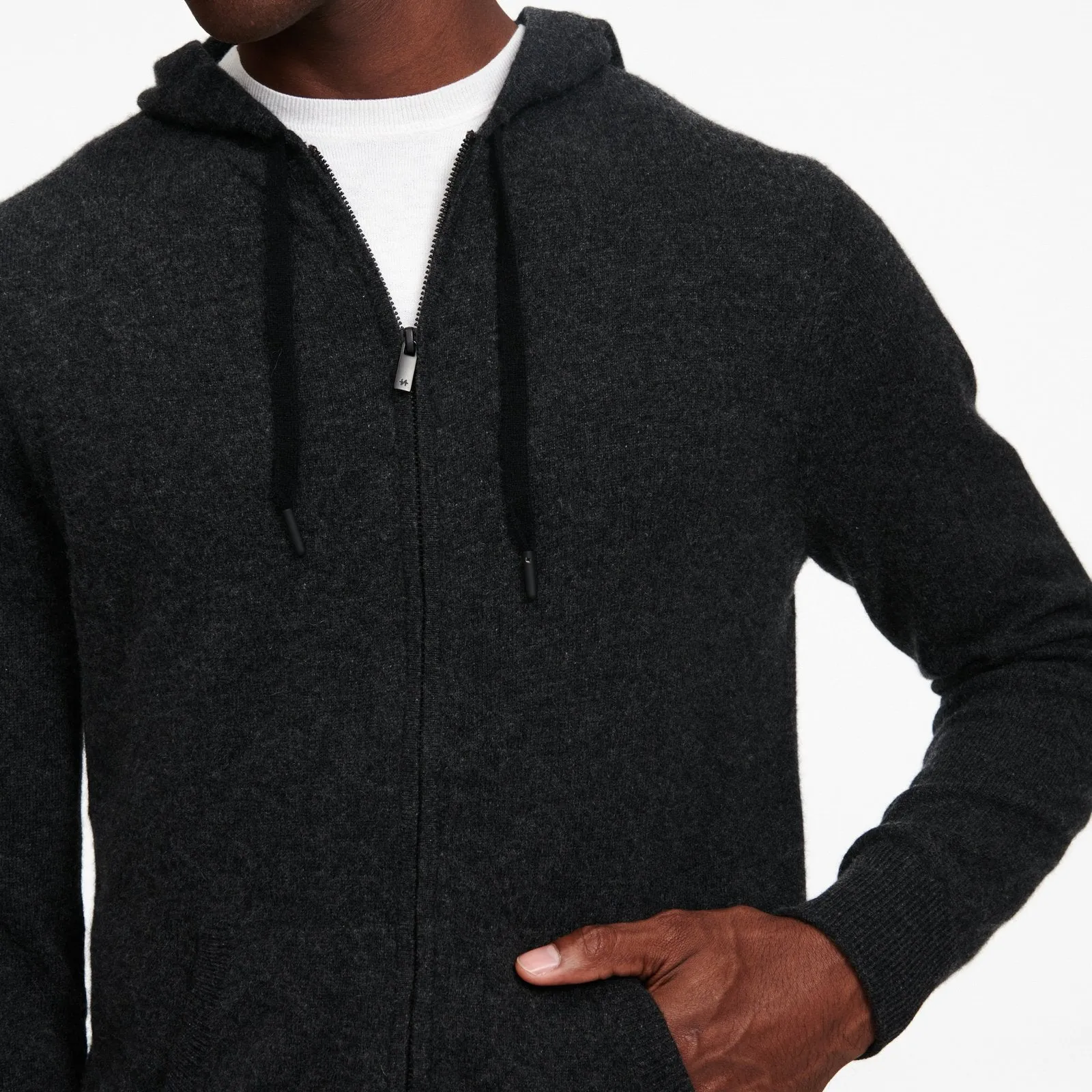 Cashmere Zip Hoodie