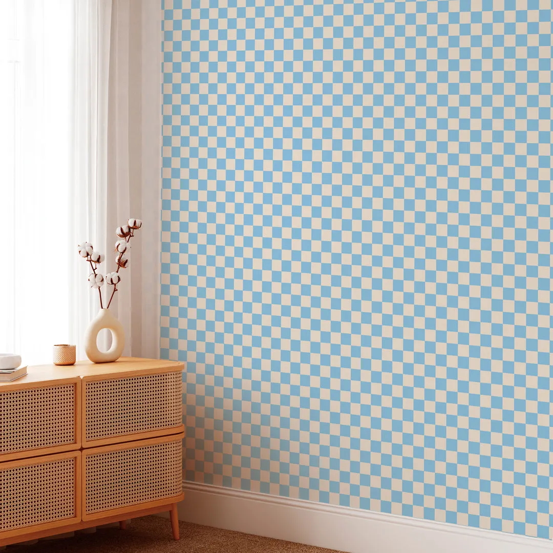 Checkmate Peel and Stick Wallpaper Panels