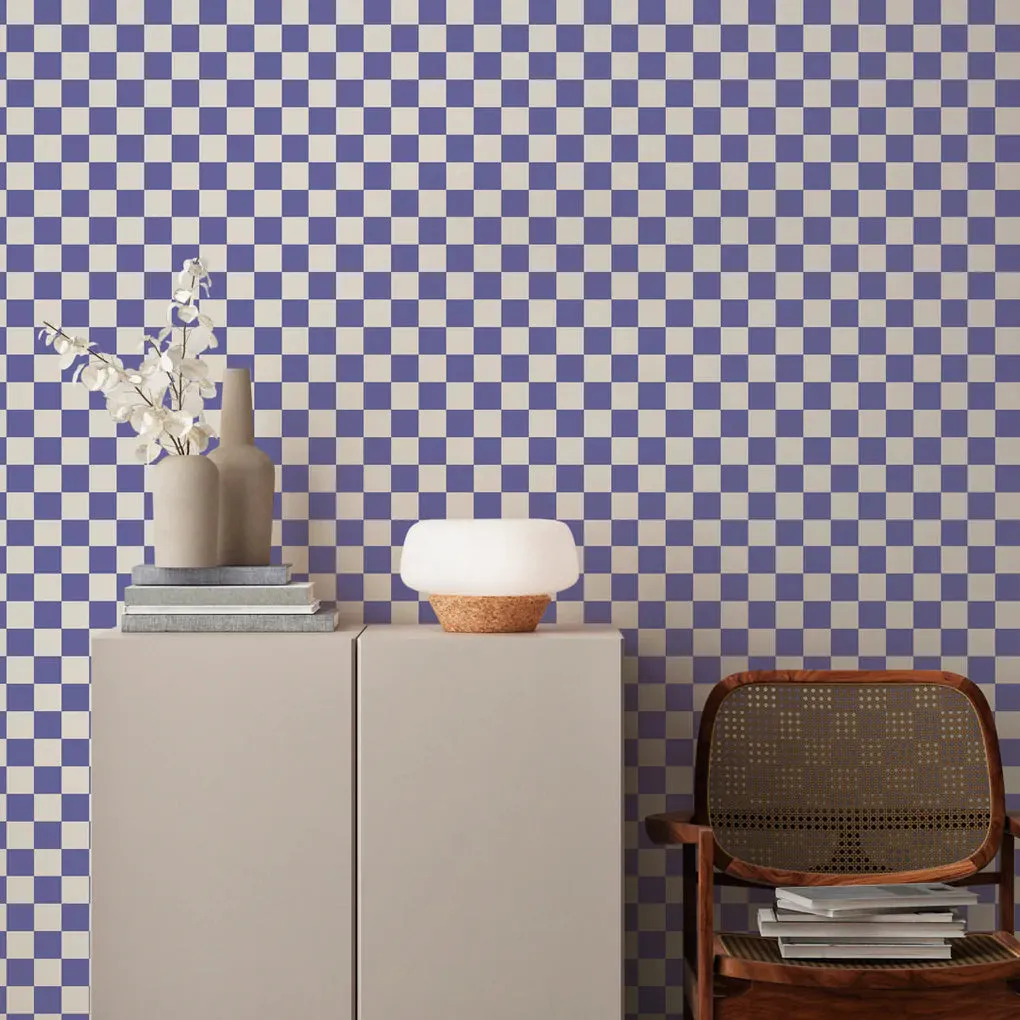 Checkmate Peel and Stick Wallpaper Panels