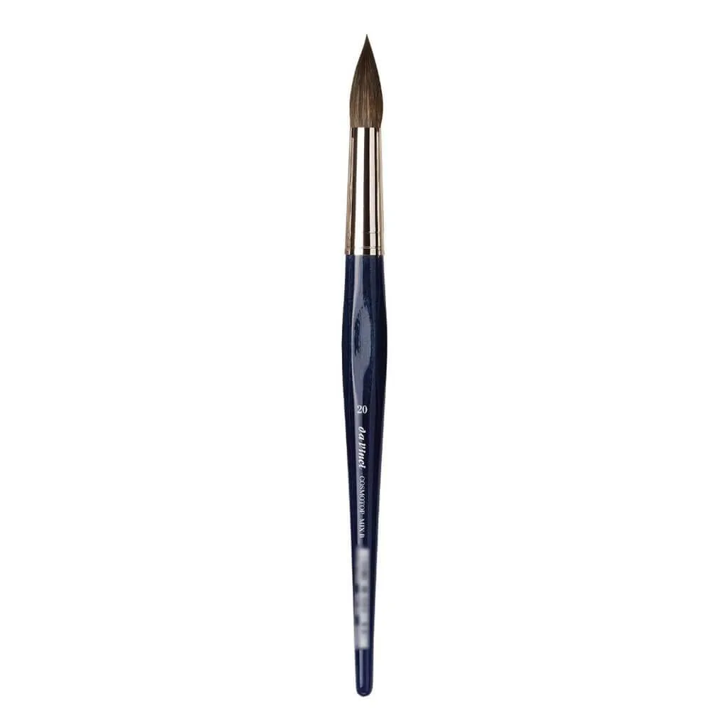 Cosmotop Mix B Water Color Brush, Blue Esagonal Handles