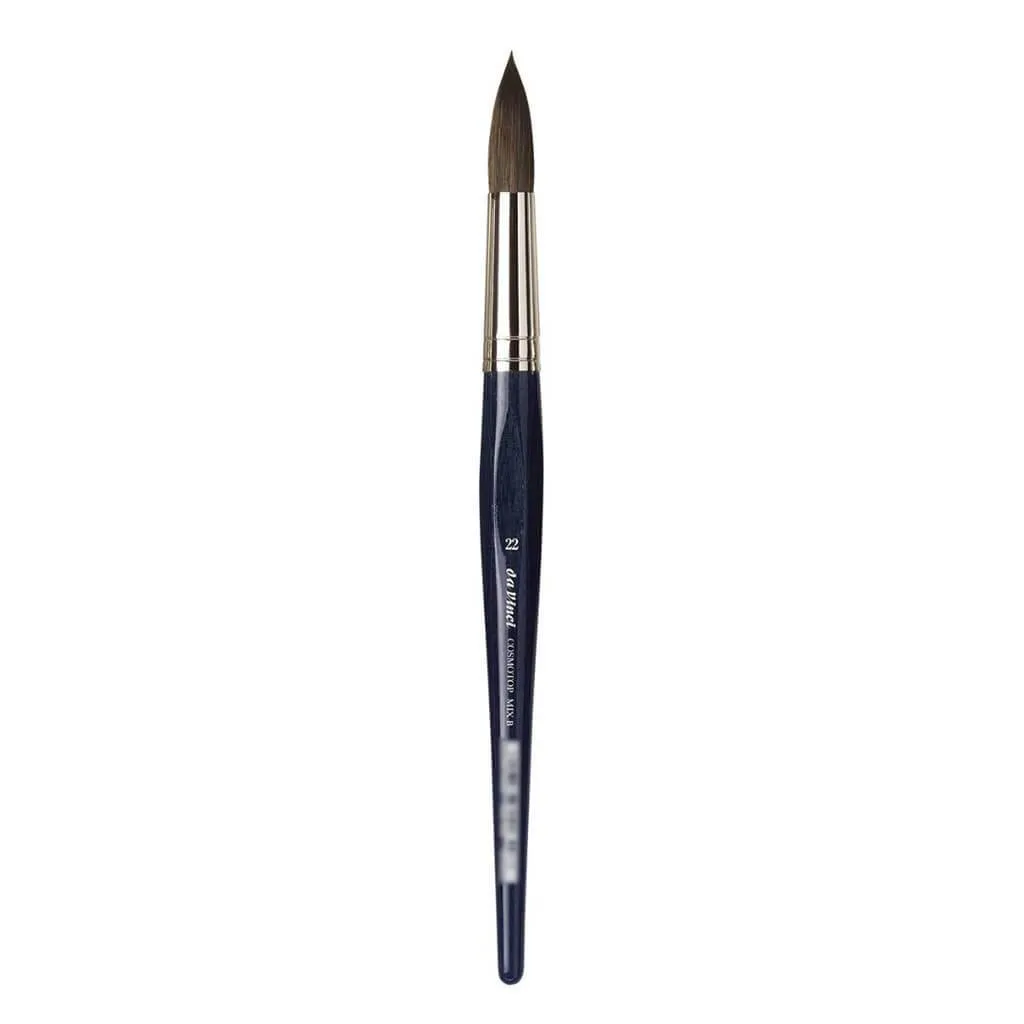 Cosmotop Mix B Water Color Brush, Blue Esagonal Handles