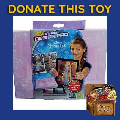 DONATE THIS TOY - Pirate Toy Fund -  Crayola Virtual Design Pro Portfolio Princess