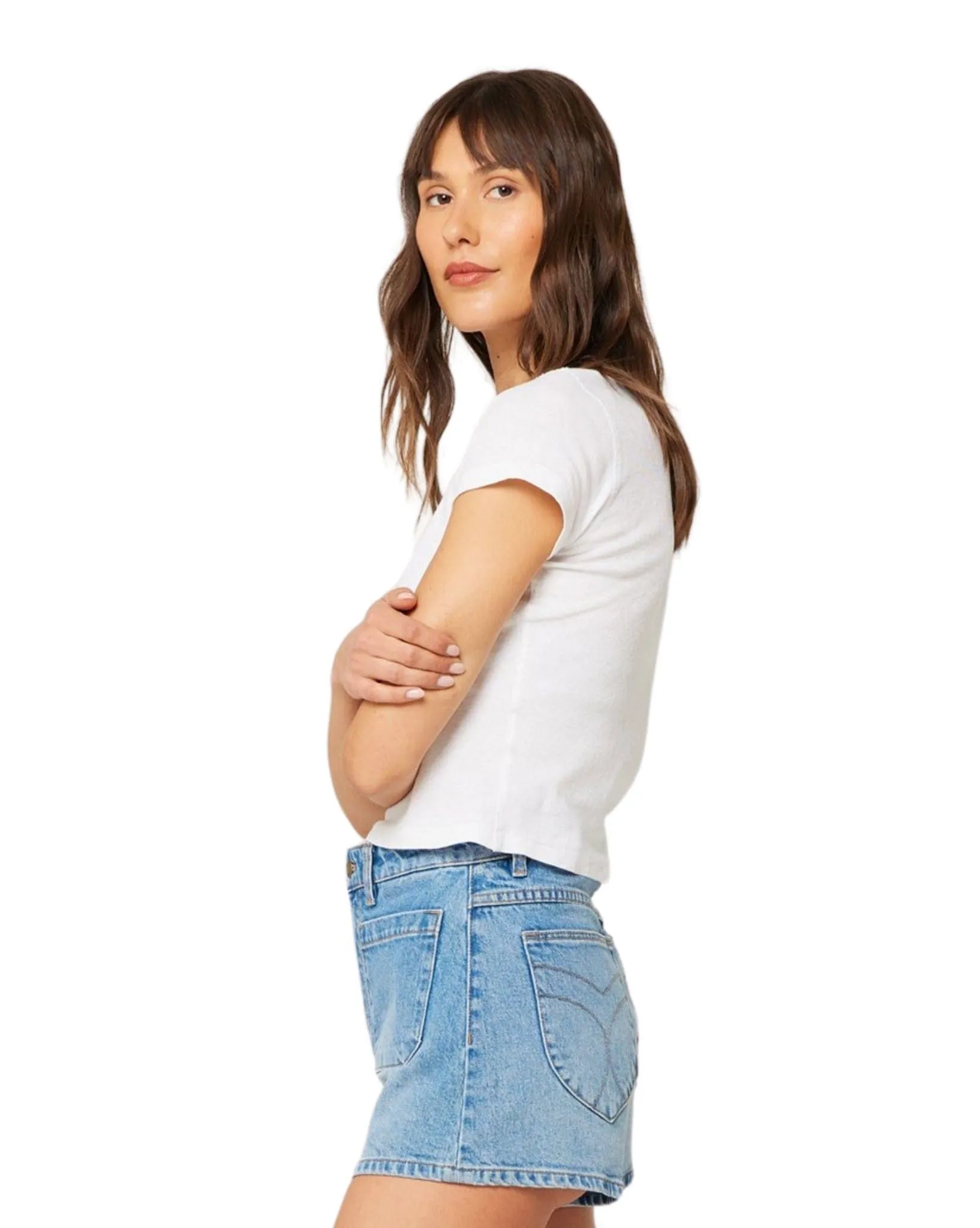 Dusters Short Bobbie - Mid Vintage Blue