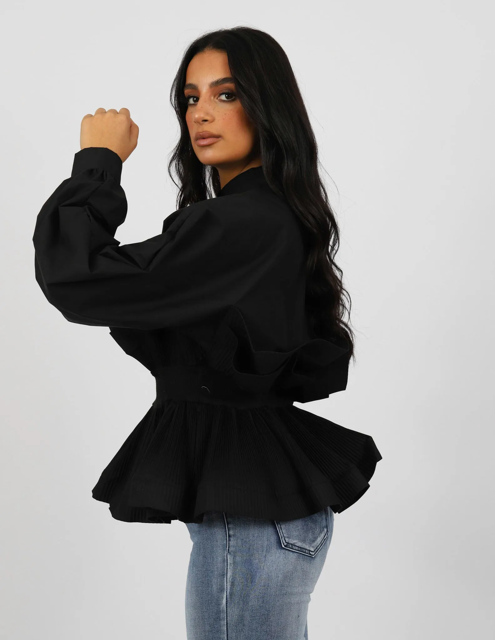 Escape Ruffle Waist Top