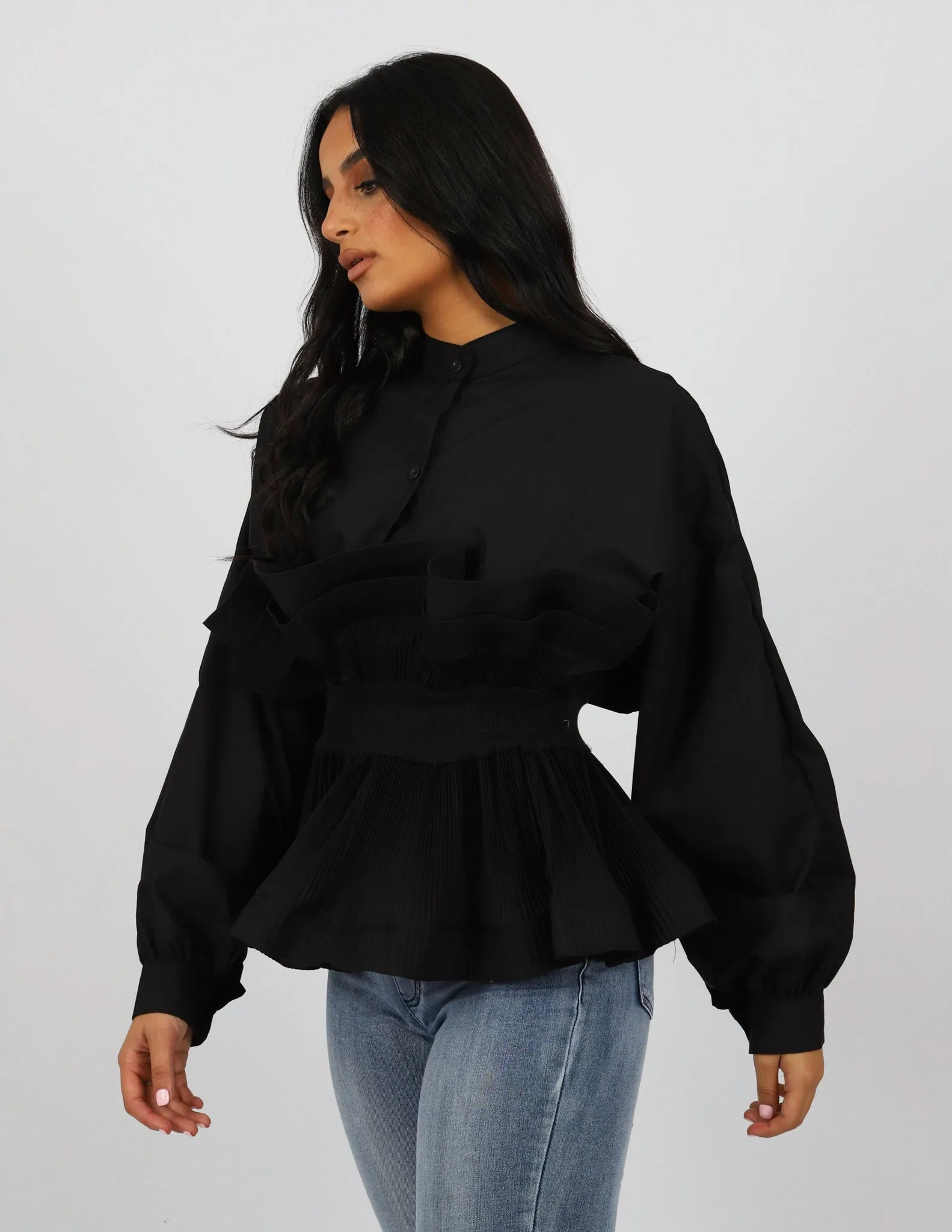 Escape Ruffle Waist Top