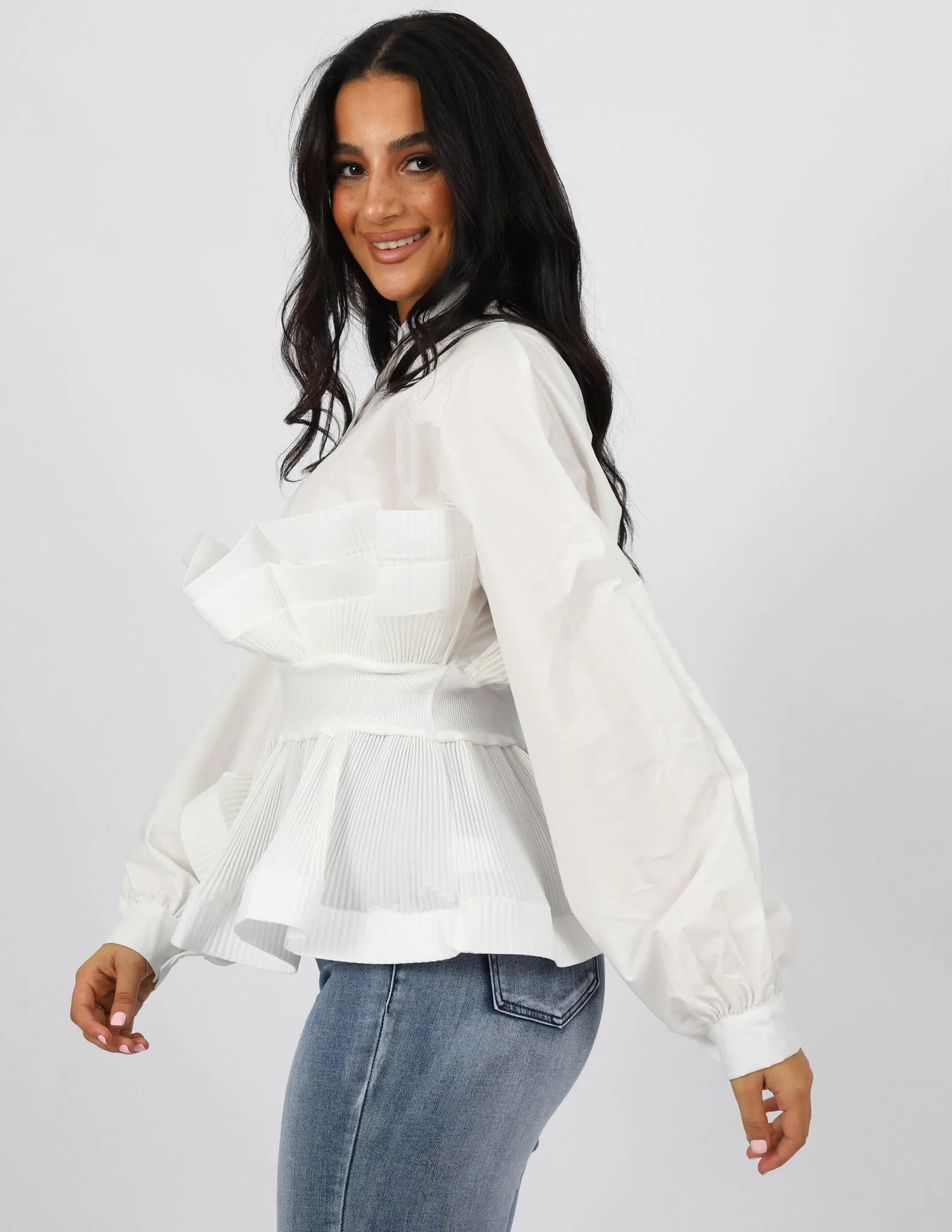 Escape Ruffle Waist Top