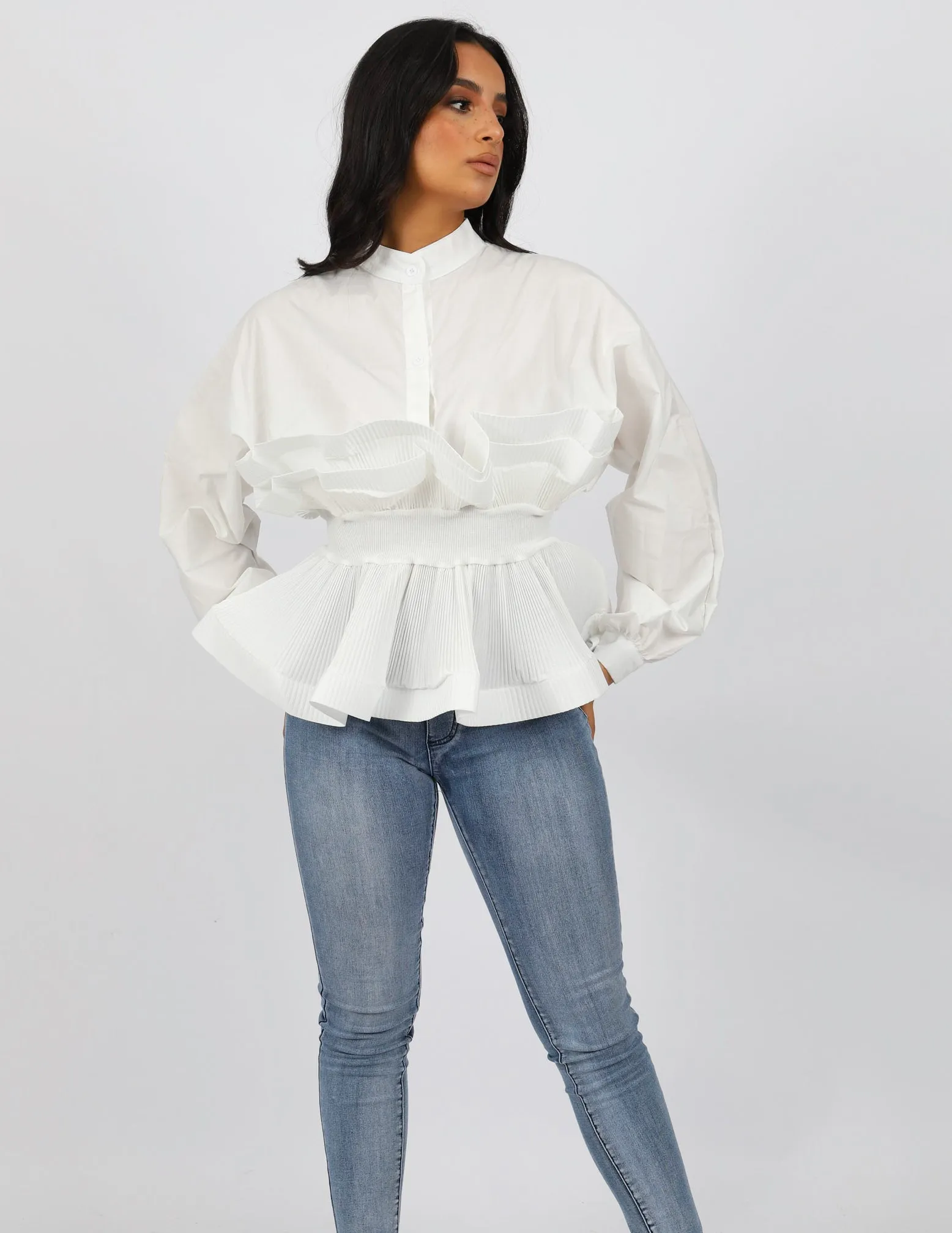 Escape Ruffle Waist Top