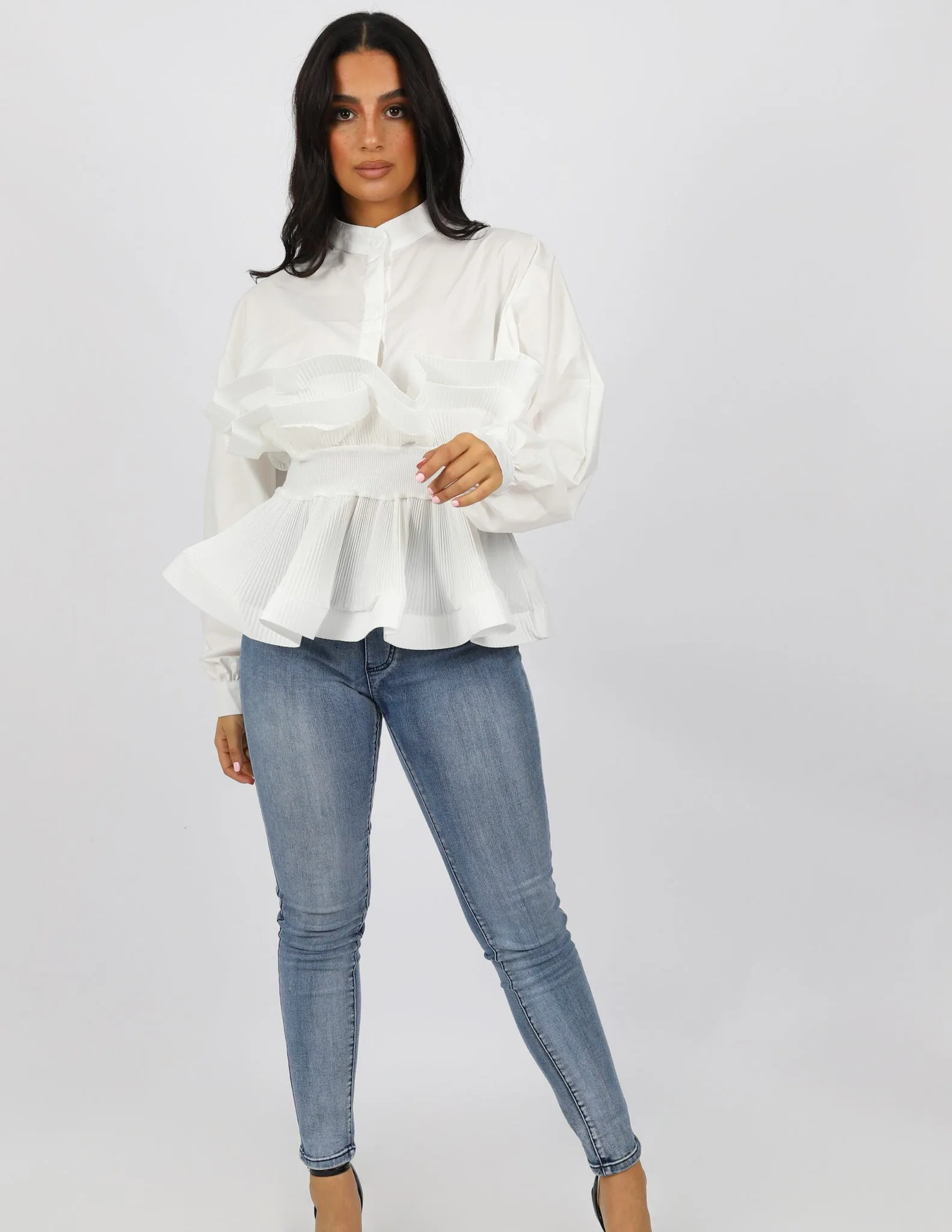 Escape Ruffle Waist Top