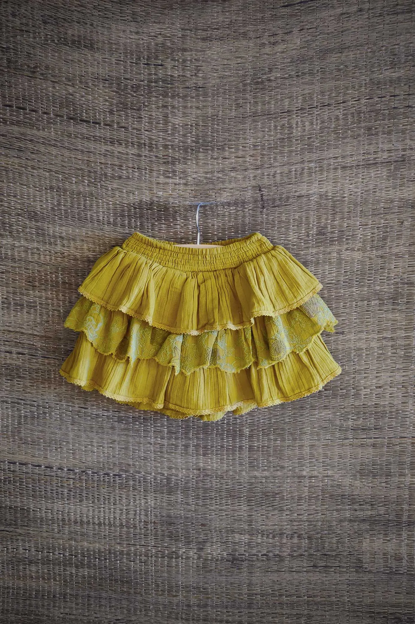 Flutter Skort | Yellow