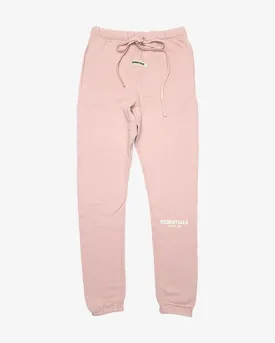 FOG ESSENTIALS FW19 REFLECTIVE LOGO PINK SWEATPANTS (NEW)