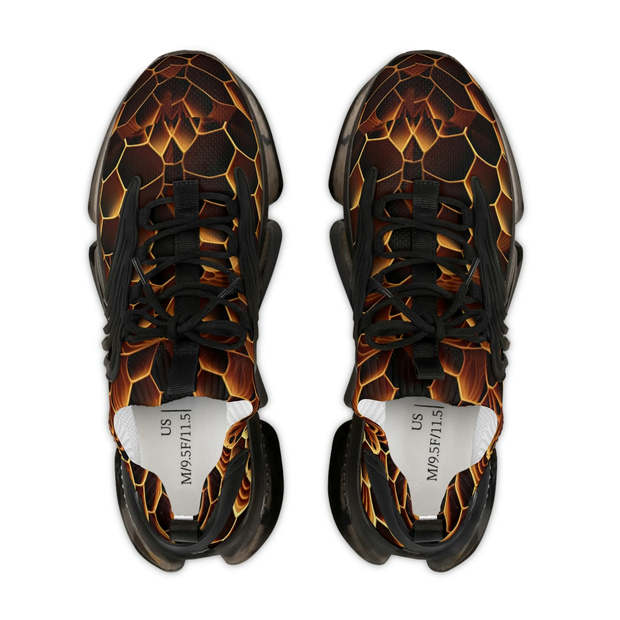 Geometric Honeycomb Sneakers Mens Mesh Shoes