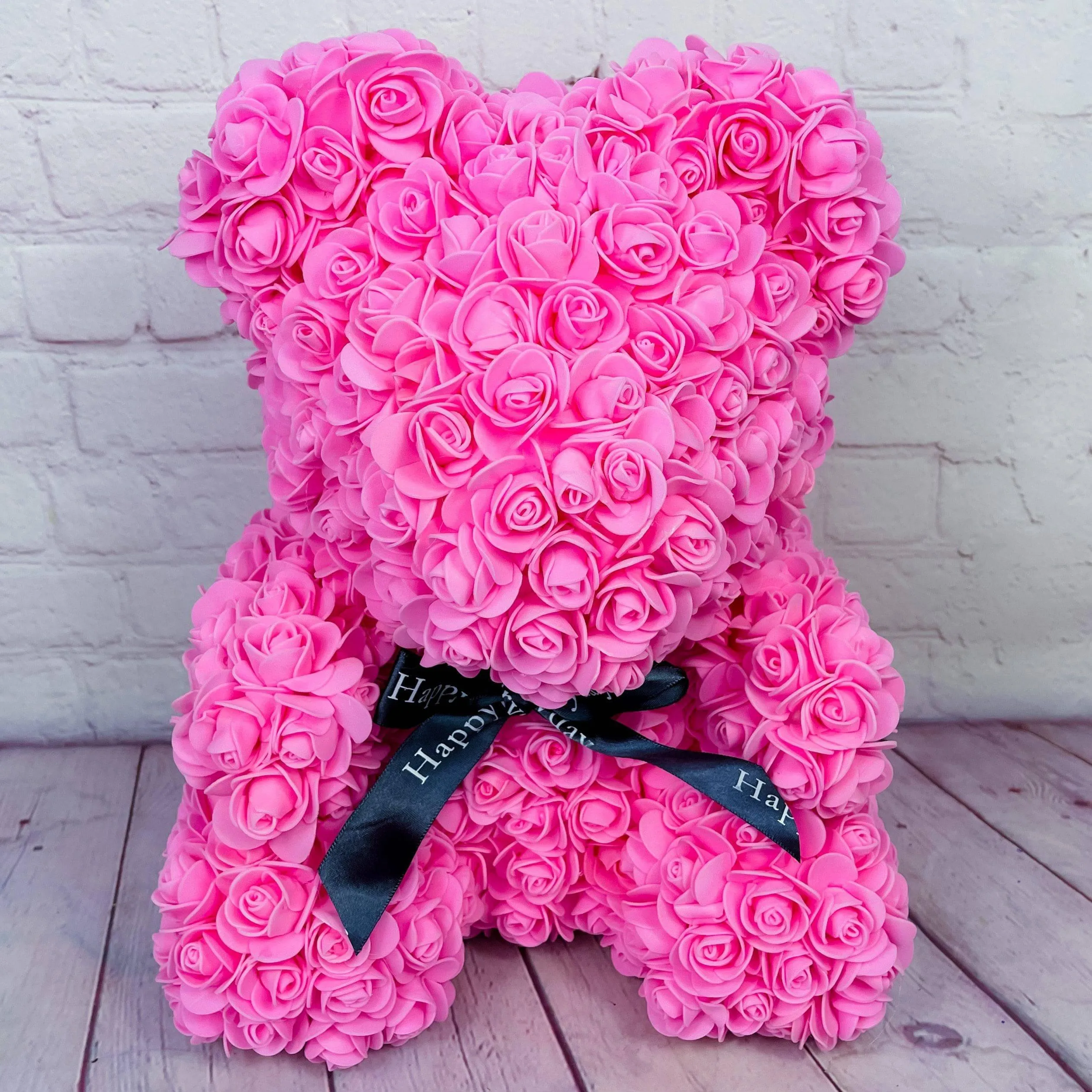 Gift Wrapped Rose Bears (Large)