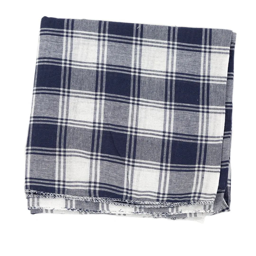 Greenfield Collection Checkered Stripe Cotton Table Cloth