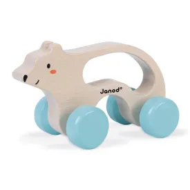 Janod Wooden Walk-Along Bear