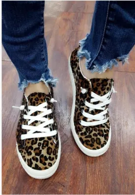 Leopard Canvas Shoes