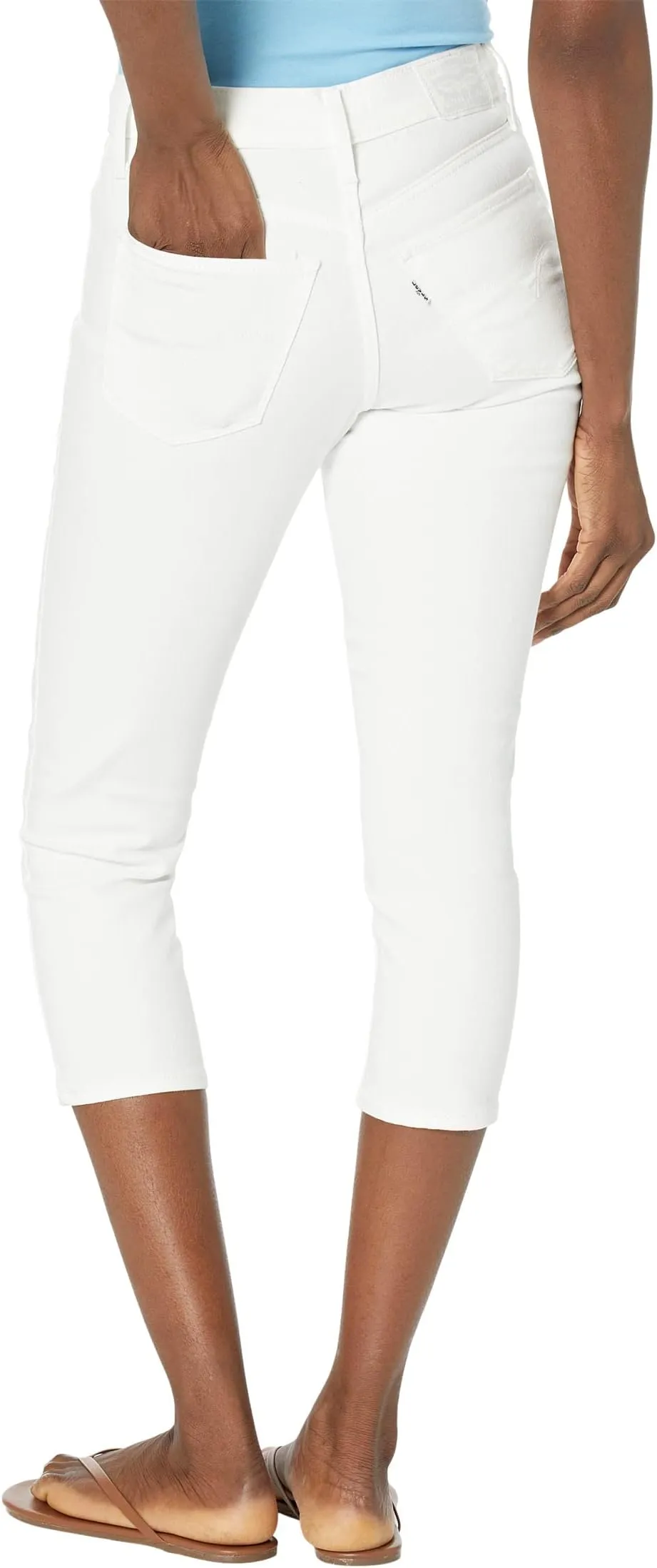 Levi's 311 Shaping Capris jeans, white