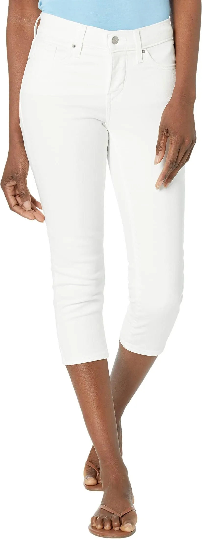 Levi's 311 Shaping Capris jeans, white