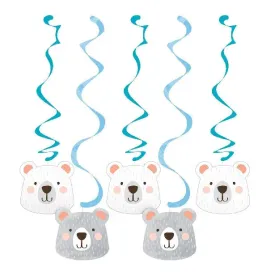 Little Bear Hanging Swirl Decorations