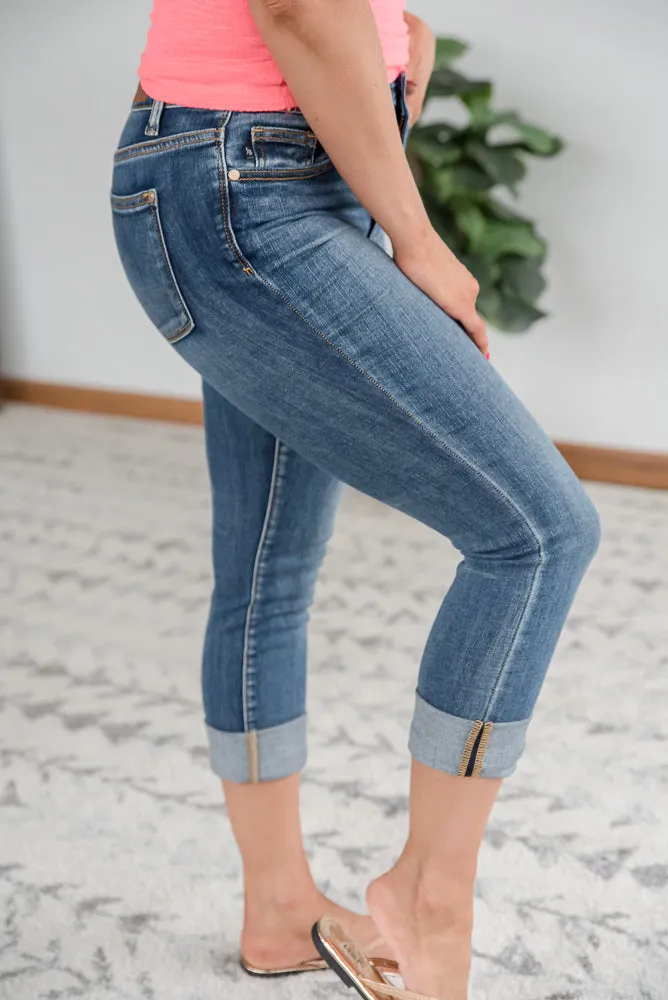 Make a Move Judy Blue Capris [Online Exclusive]