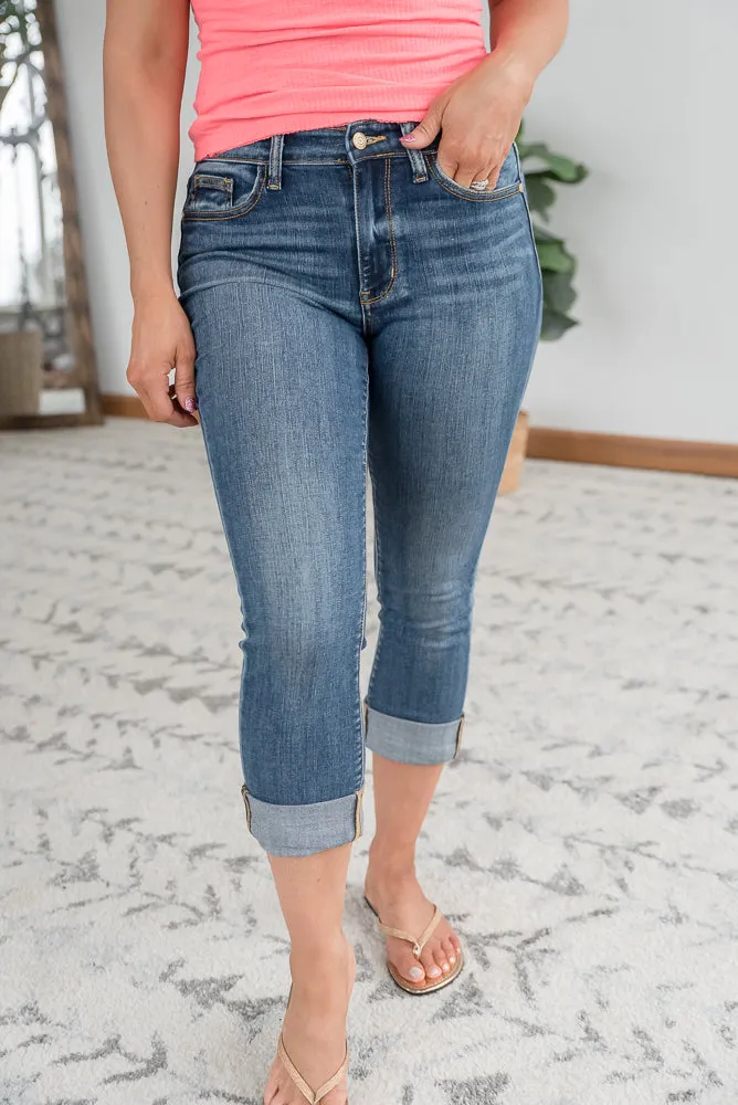 Make a Move Judy Blue Capris [Online Exclusive]