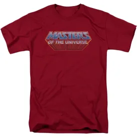 Masters of the Universe Logo Mens T Shirt Cardinal