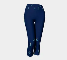 Mermaid Adult Capris - Navy