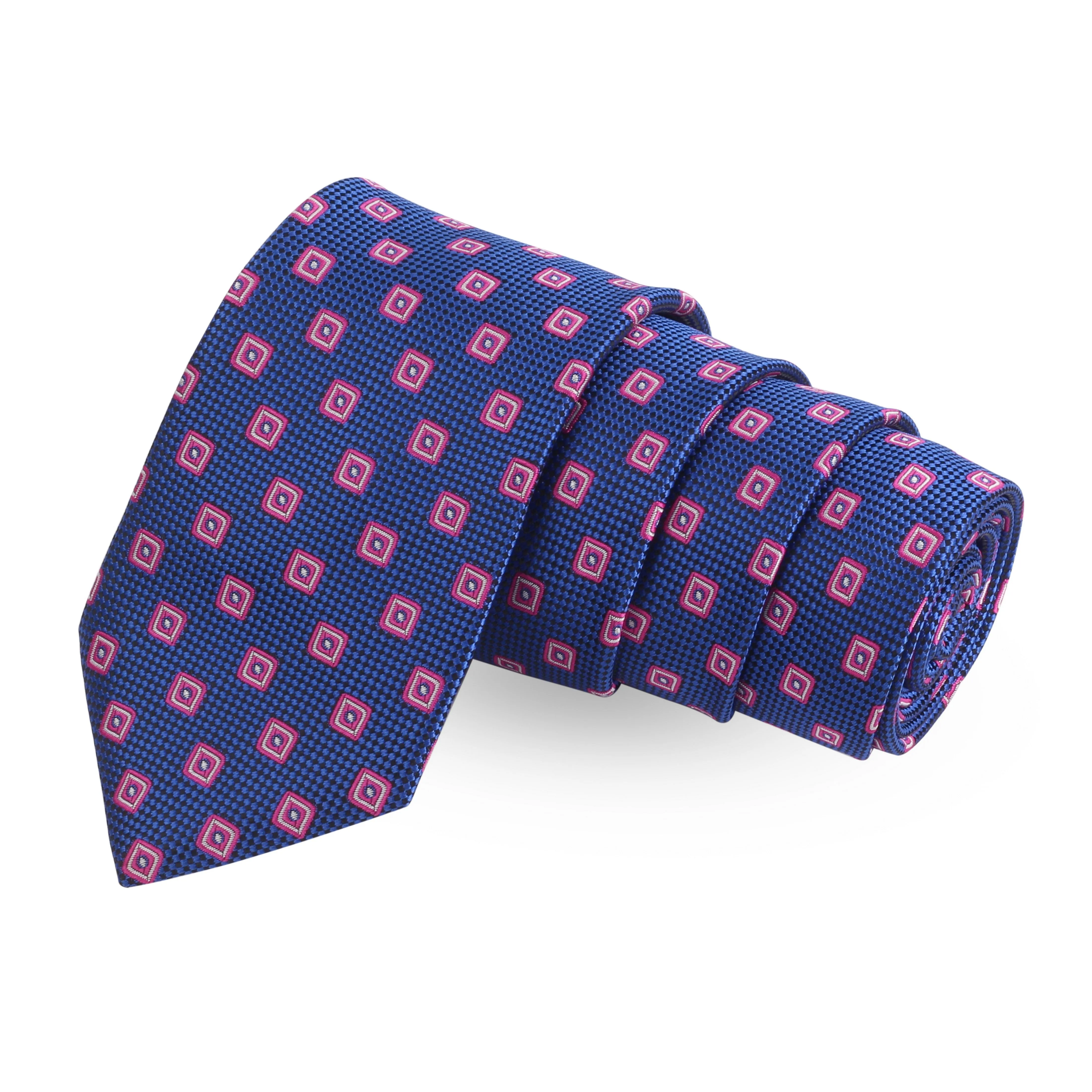 Peluche The Squared Embace Microfiber Necktie For Men