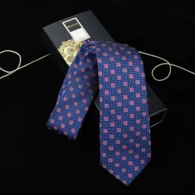 Peluche The Squared Embace Microfiber Necktie For Men