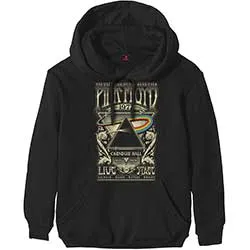 Pink Floyd Unisex Pullover Hoodie: Carnegie Hall Poster