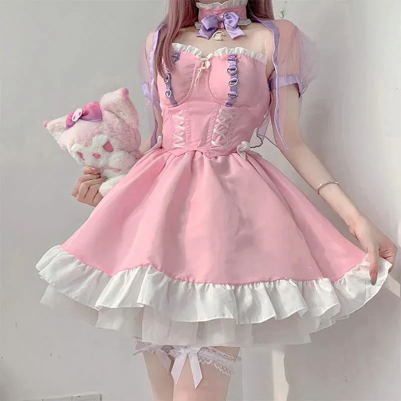 Pink Princess Maid Dress