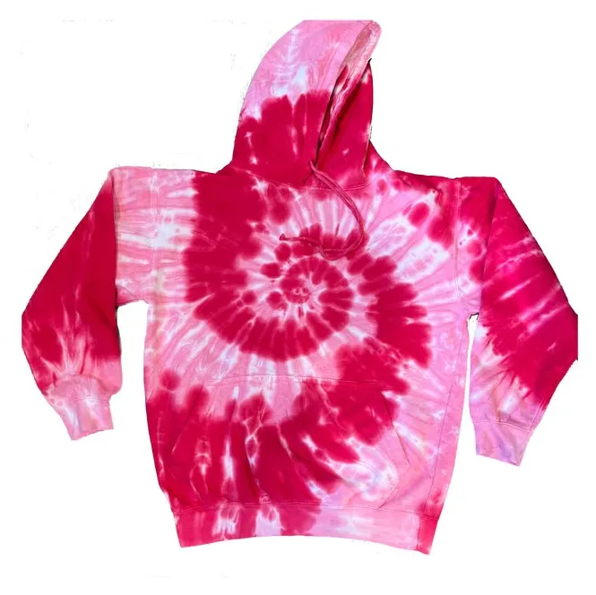 Pink Swirl Tie Dye Hoodie