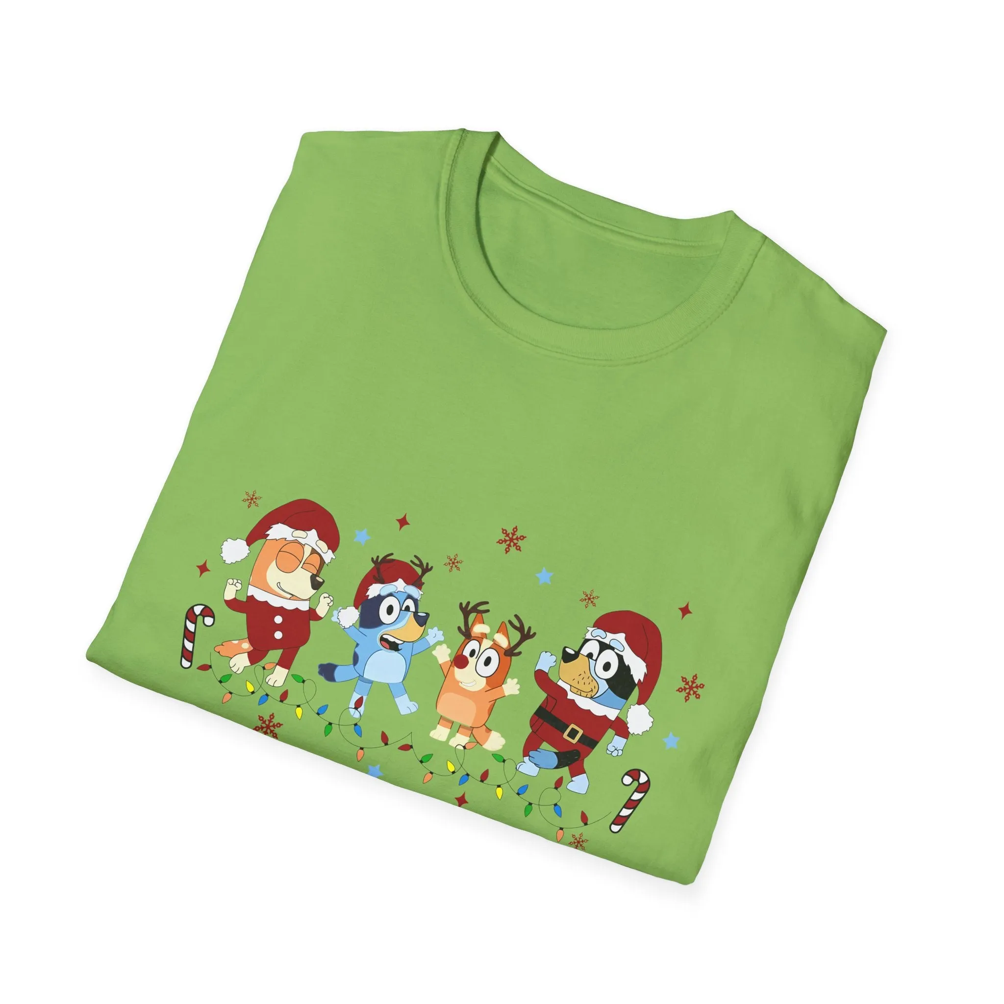 Princess Grace Festive Holiday Unisex T-Shirt - Cheerful Cartoon Characters