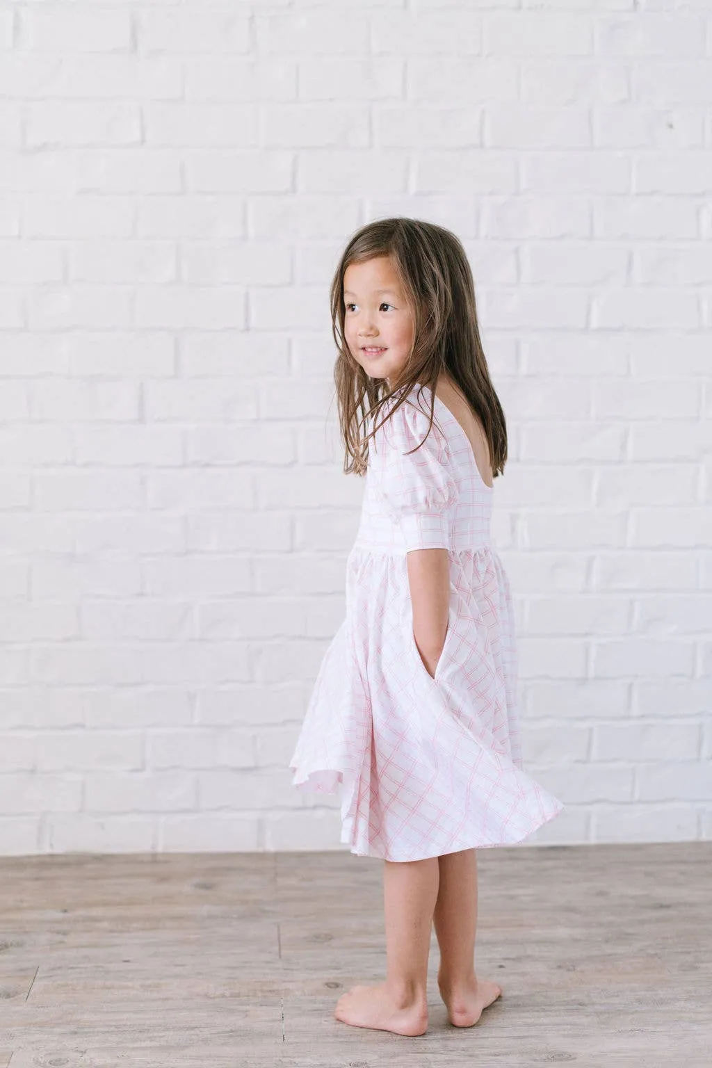 Puff Dress inåÊPink PicnicåÊ| Pocket Twirl Dress