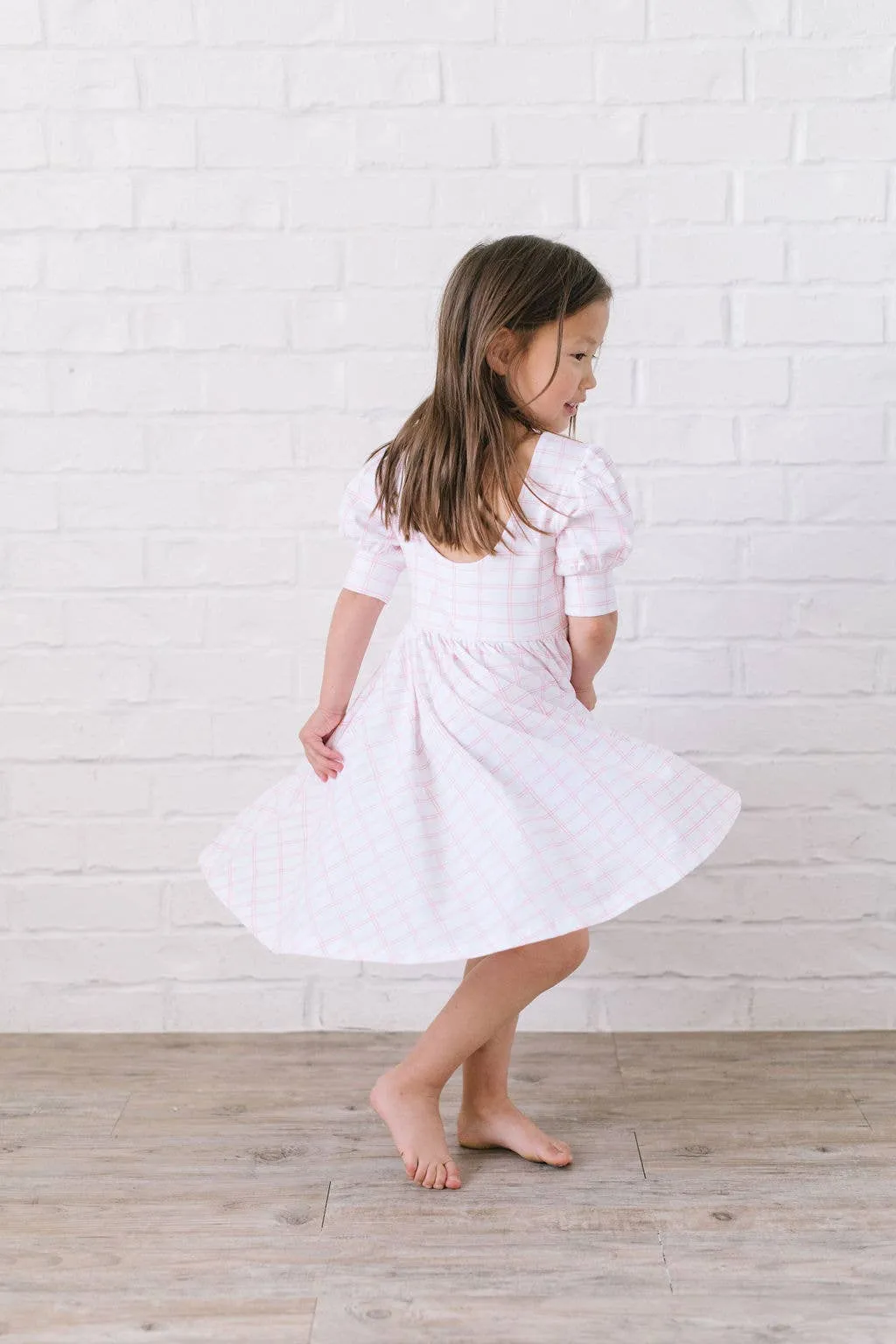 Puff Dress inåÊPink PicnicåÊ| Pocket Twirl Dress