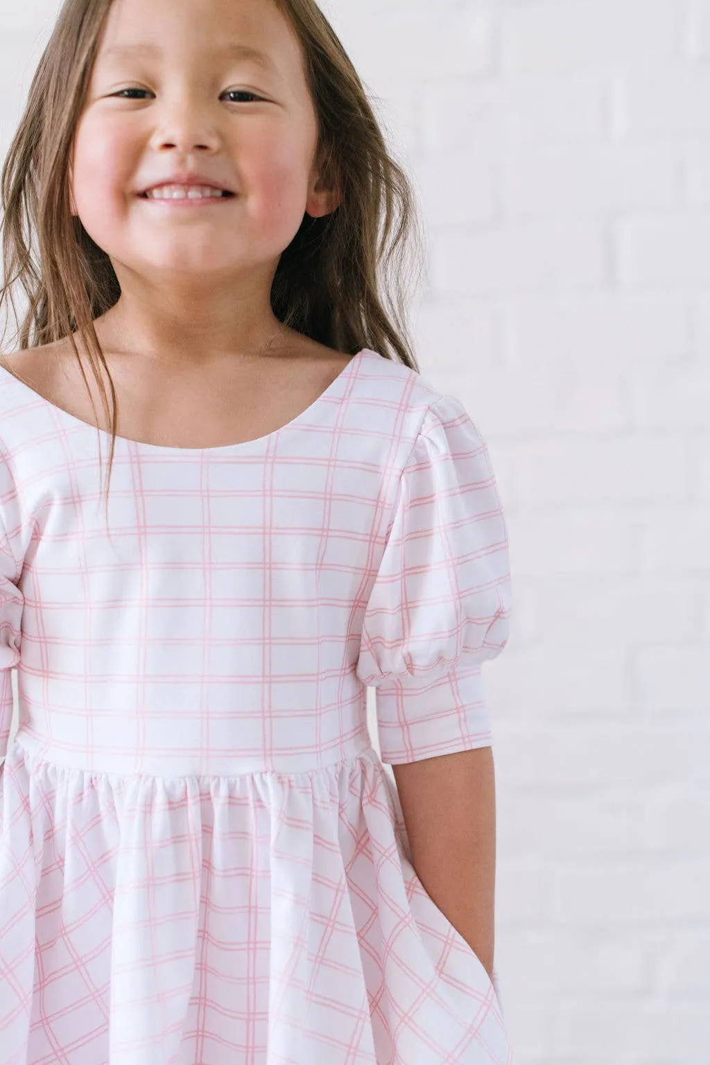 Puff Dress inåÊPink PicnicåÊ| Pocket Twirl Dress