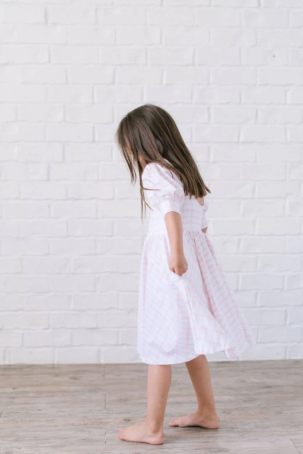 Puff Dress inåÊPink PicnicåÊ| Pocket Twirl Dress