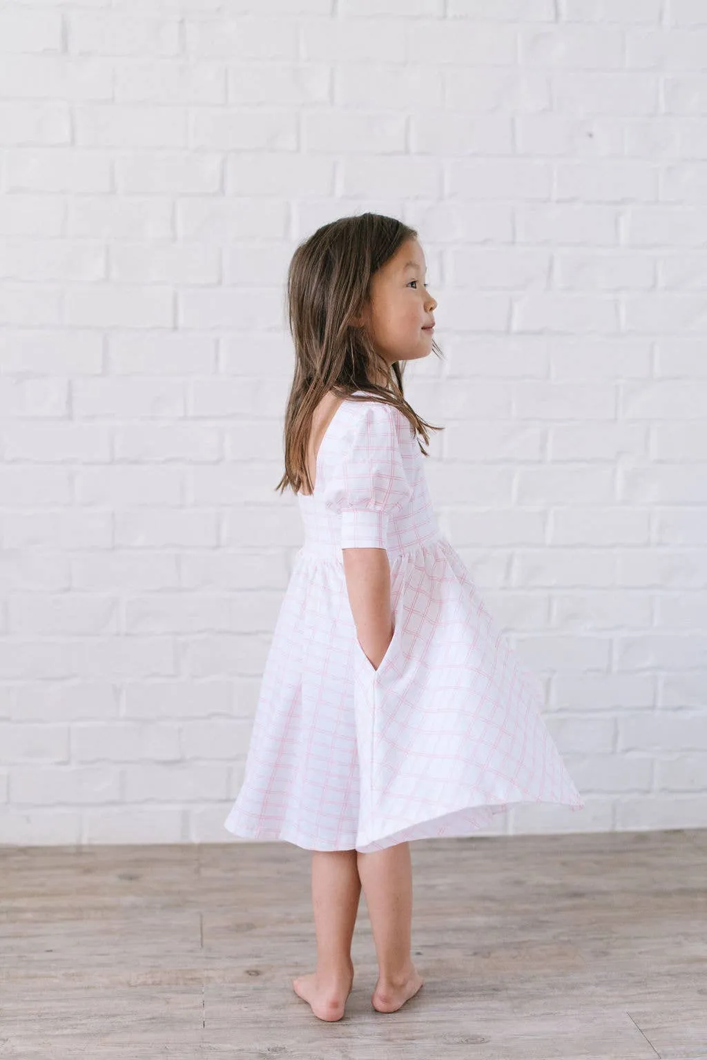 Puff Dress inåÊPink PicnicåÊ| Pocket Twirl Dress